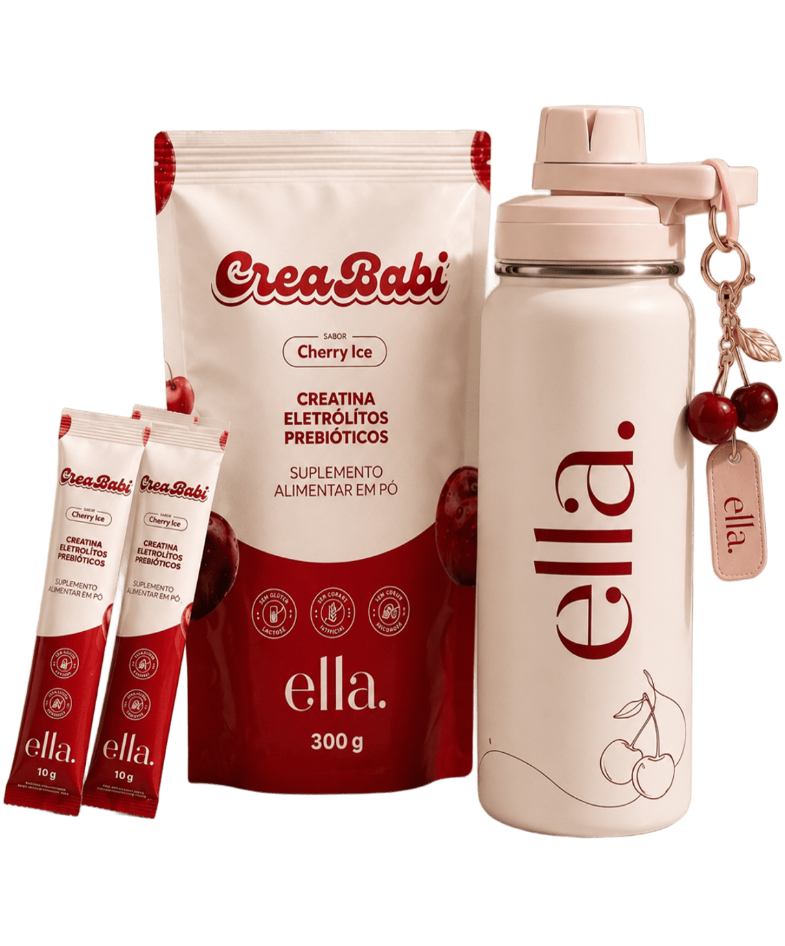 CREABABI com garrafa térmica premium